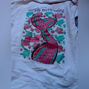 Simply southern -white -live simply mermazing (size medium) shirt